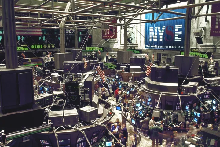 Photo d’origine : La salle des marchés de la Bourse de New York